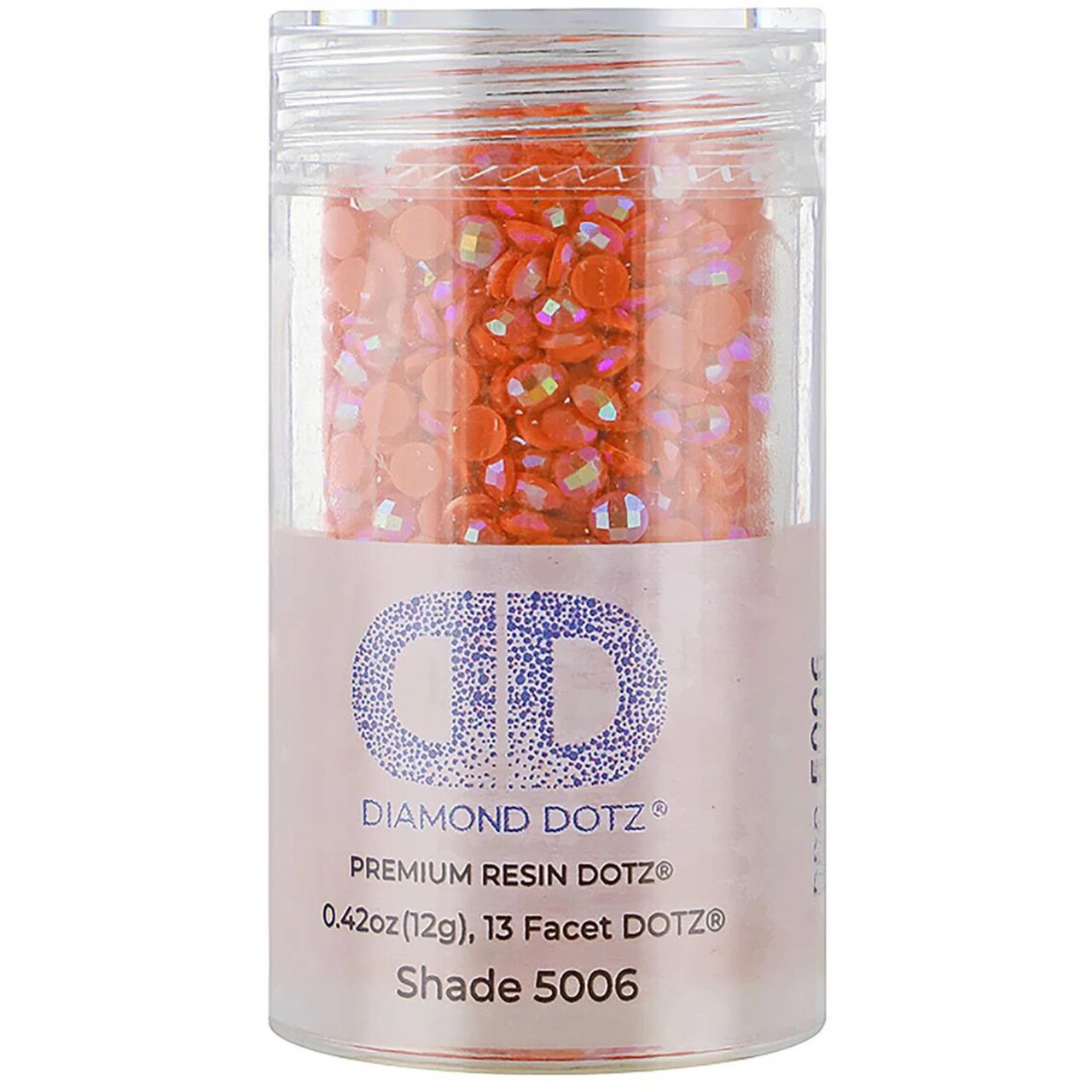 Diamond Dotz 2.8MM 12G Cylinder Red AB - Freestyle Diamond Painting Beads, Diamond Art Beads, Replacement Drills, Loose Gems for DIY Crafts and Art Projects